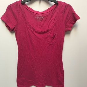 Pink Arizona Tee with pocket